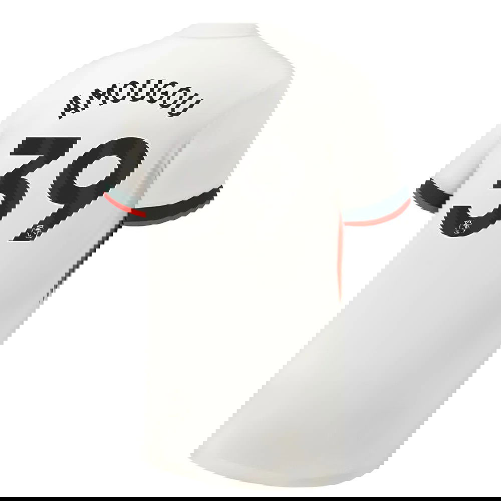 Tanie Koszulki Piłkarskie Chelsea AMOUGOU #39 Precz 2025-2026 Stroje Piłkarskie