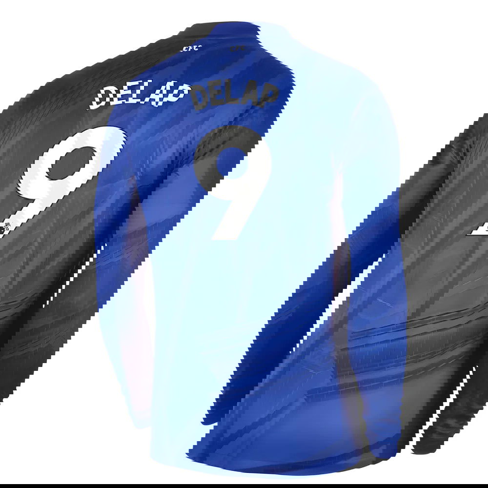 Tanie Koszulki Piłkarskie Chelsea Długi rękaw DELAP #9 Główna 2025-2026 Stroje Piłkarskie