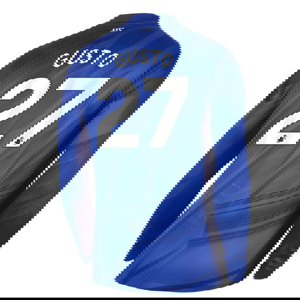 Tanie Koszulki Piłkarskie Chelsea Długi rękaw GUSTO #27 Główna 2025-2026 Stroje Piłkarskie