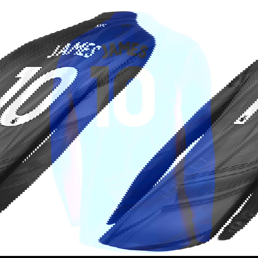 Tanie Koszulki Piłkarskie Chelsea Długi rękaw JAMES #10 Główna 2025-2026 Stroje Piłkarskie