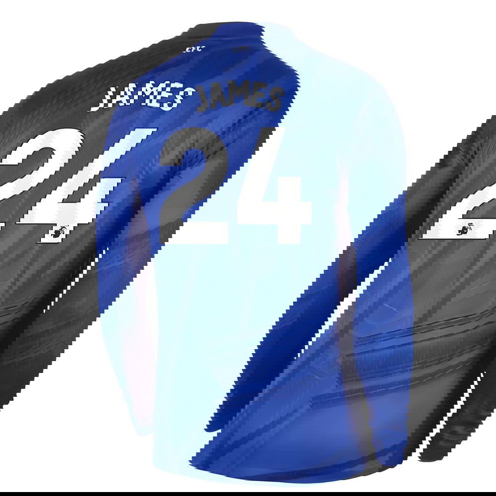 Tanie Koszulki Piłkarskie Chelsea Długi rękaw JAMES #24 Główna 2025-2026 Stroje Piłkarskie