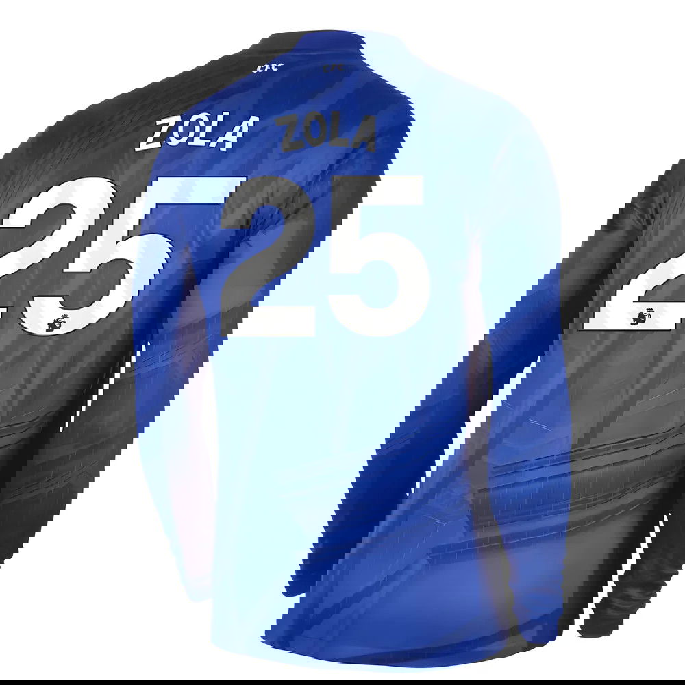 Tanie Koszulki Piłkarskie Chelsea Długi rękaw ZOLA #25 Główna 2025-2026 Stroje Piłkarskie