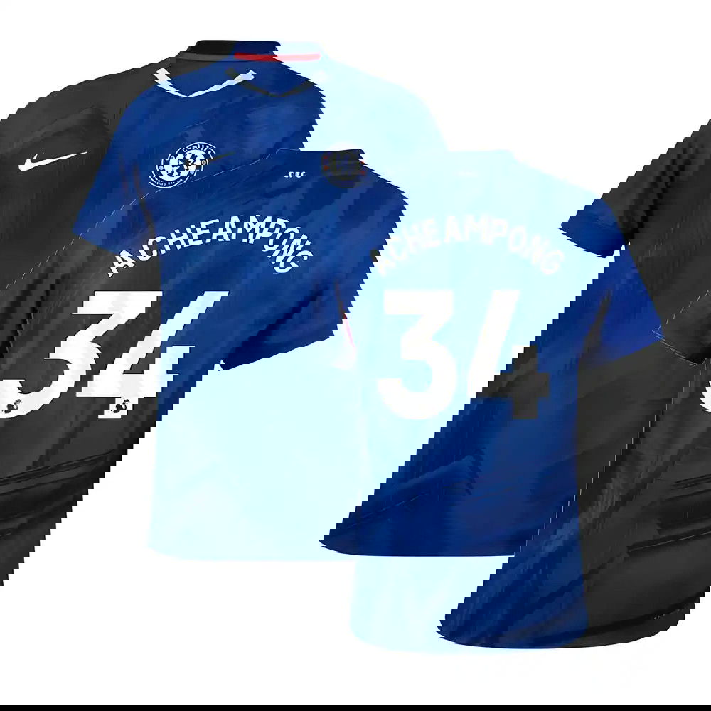 Tanie Koszulki Piłkarskie Chelsea ACHEAMPONG #34 Główna 2025-2026 Stroje Piłkarskie