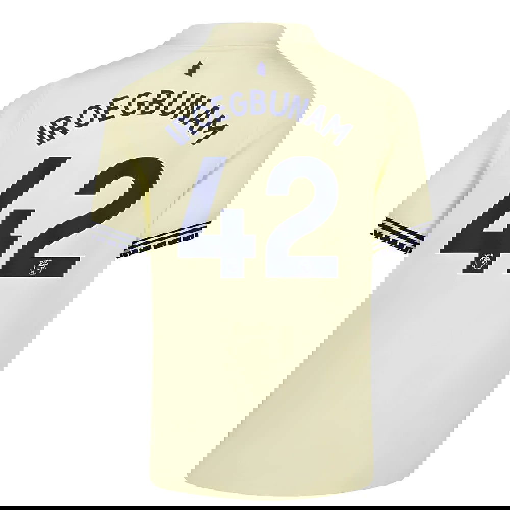Tanie Koszulki Piłkarskie Everton IROEGBUNAM #42 Precz 2025-2026 Stroje Piłkarskie