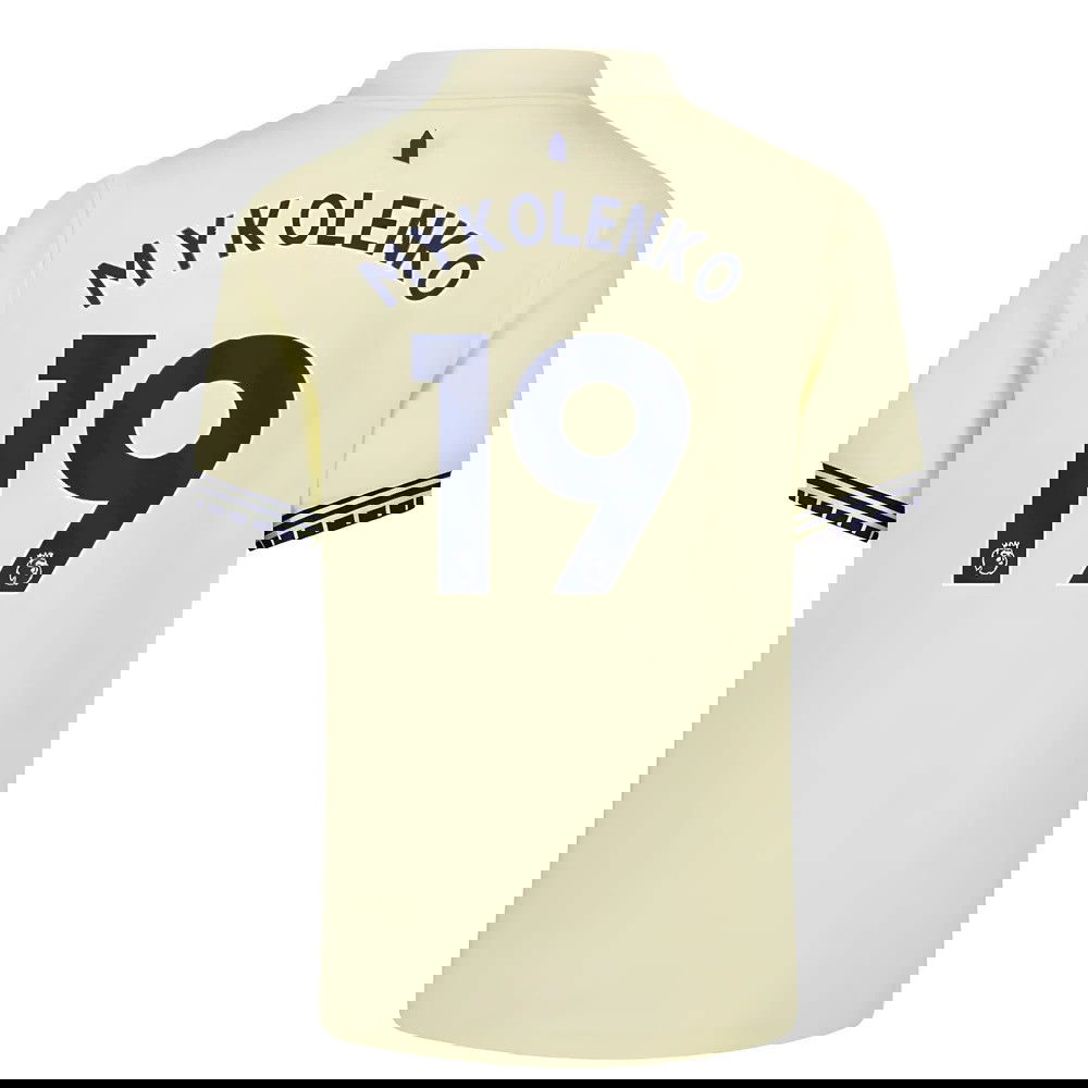 Tanie Koszulki Piłkarskie Everton MYKOLENKO #19 Precz 2025-2026 Stroje Piłkarskie