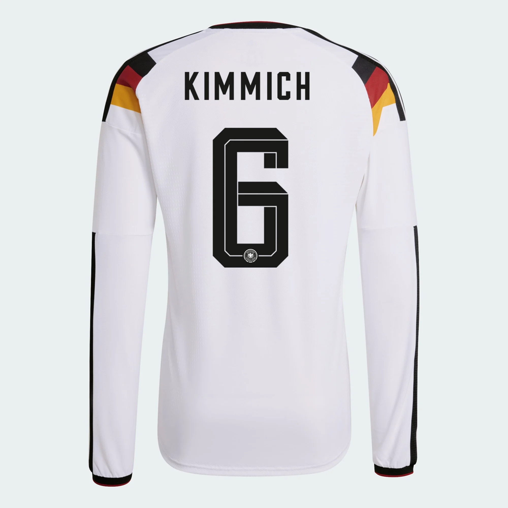 Tanie Koszulki Piłkarskie Niemcy Długi rękaw JOSHUA KIMMICH #6 Główna Puchar Świata 2026 Stroje Piłkarskie