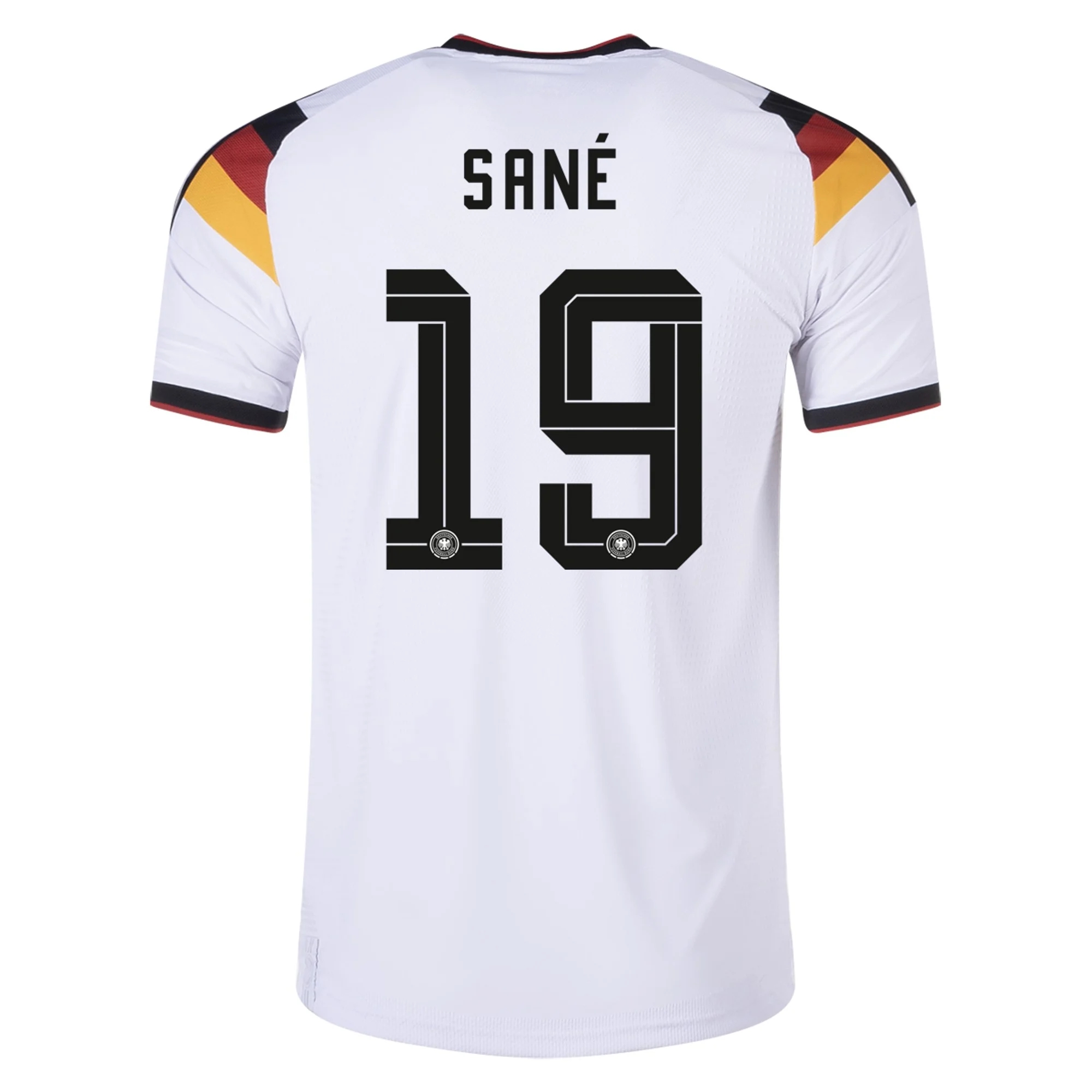 Tanie Koszulki Piłkarskie Niemcy LEROY SANE #19 Główna Puchar Świata 2026 Stroje Piłkarskie