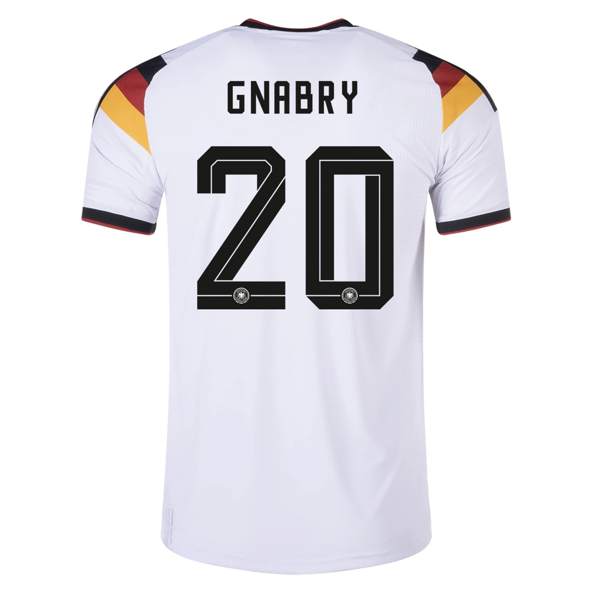 Tanie Koszulki Piłkarskie Niemcy SERGE GNABRY #20 Główna Puchar Świata 2026 Stroje Piłkarskie