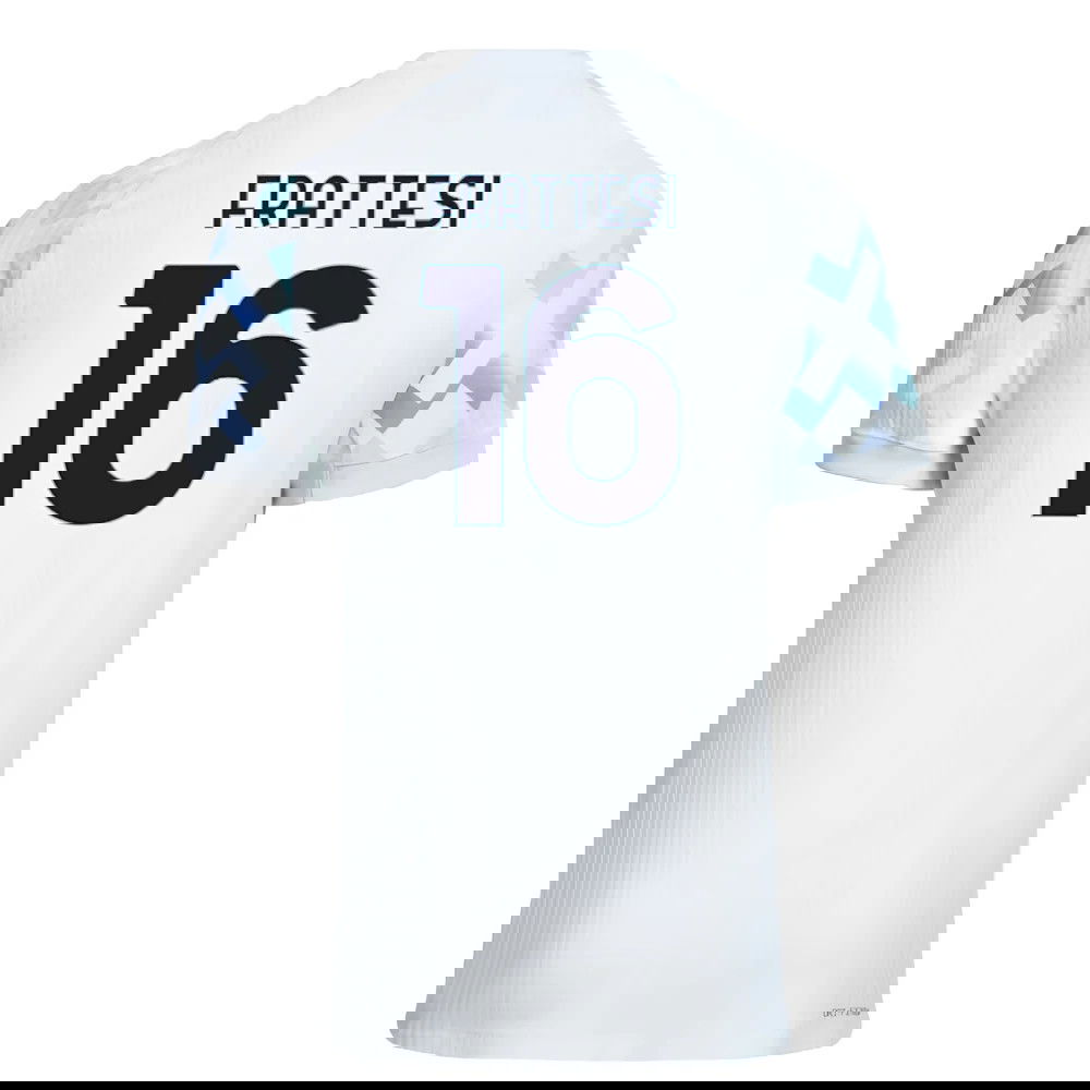 Tanie Koszulki Piłkarskie Inter Mediolan FRATTESI #16 Precz 2025-2026 Stroje Piłkarskie