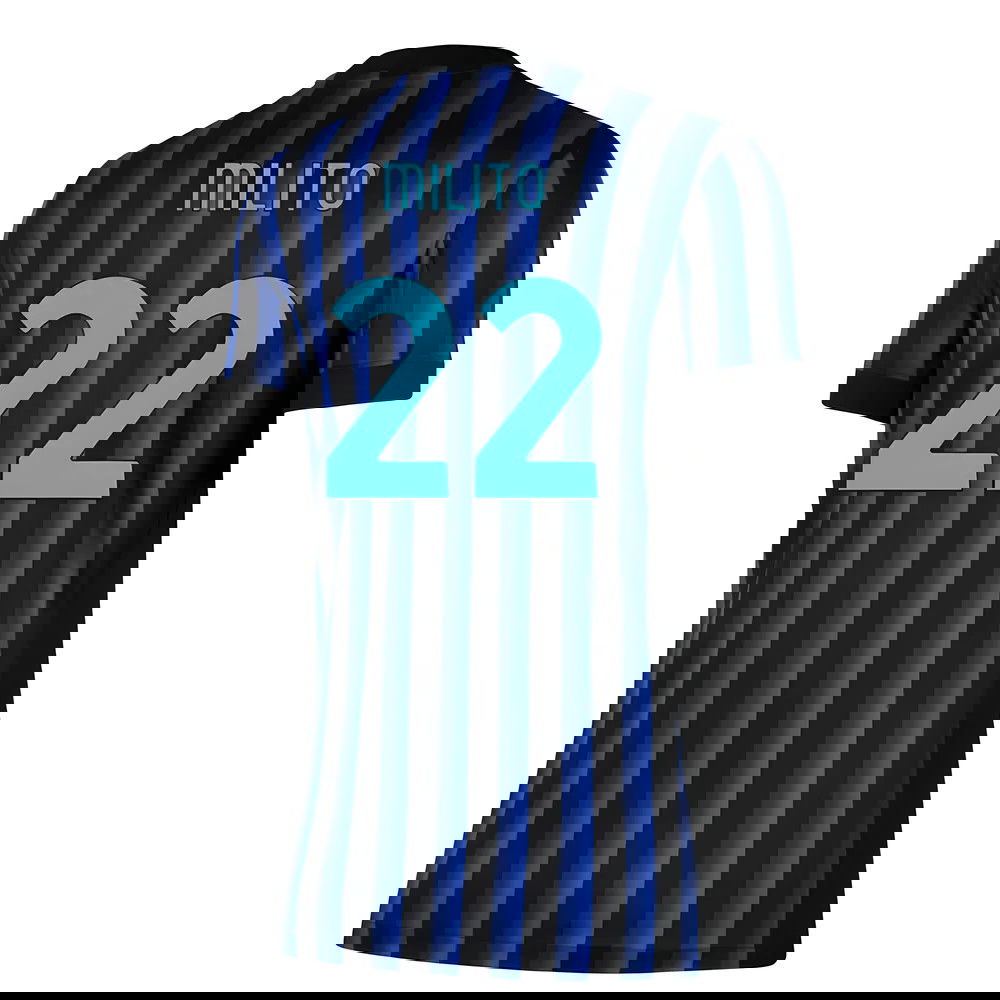 Tanie Koszulki Piłkarskie Inter Mediolan Kobiety MILITO #22 Główna 2025-2026 Stroje Piłkarskie