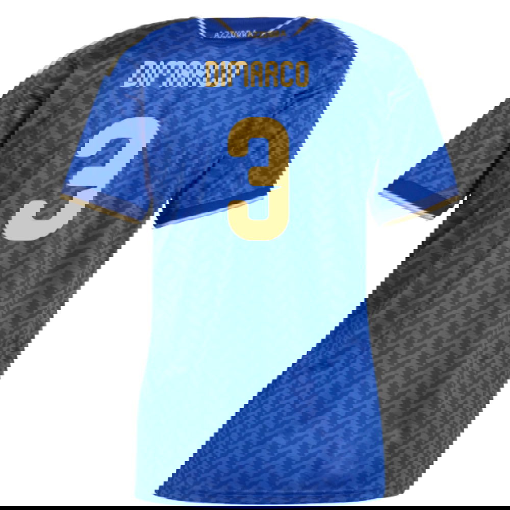 Tanie Koszulki Piłkarskie Włochy Kobiety DIMARCO #3 Główna Puchar Świata 2026 Stroje Piłkarskie