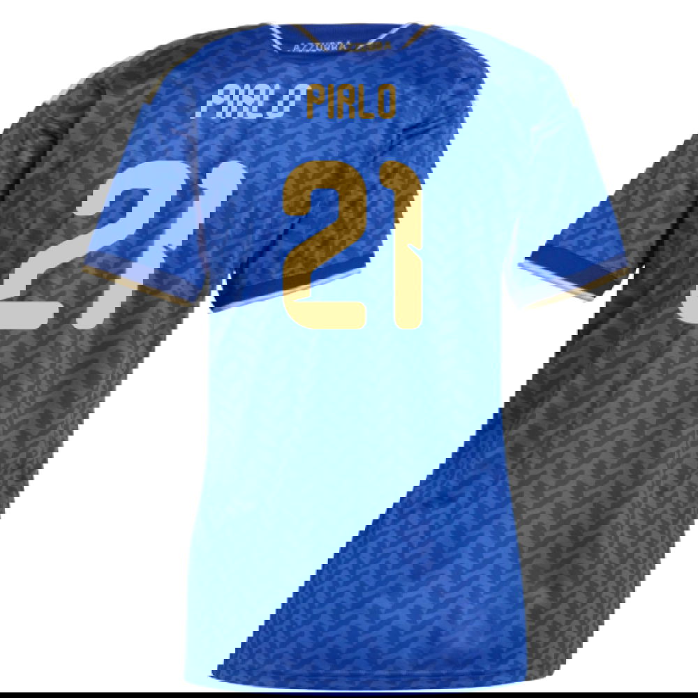 Tanie Koszulki Piłkarskie Włochy Kobiety PIRLO #21 Główna Puchar Świata 2026 Stroje Piłkarskie