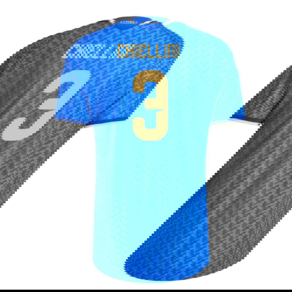 Tanie Koszulki Piłkarskie Włochy CHIELLINI #3 Główna Puchar Świata 2026 Stroje Piłkarskie