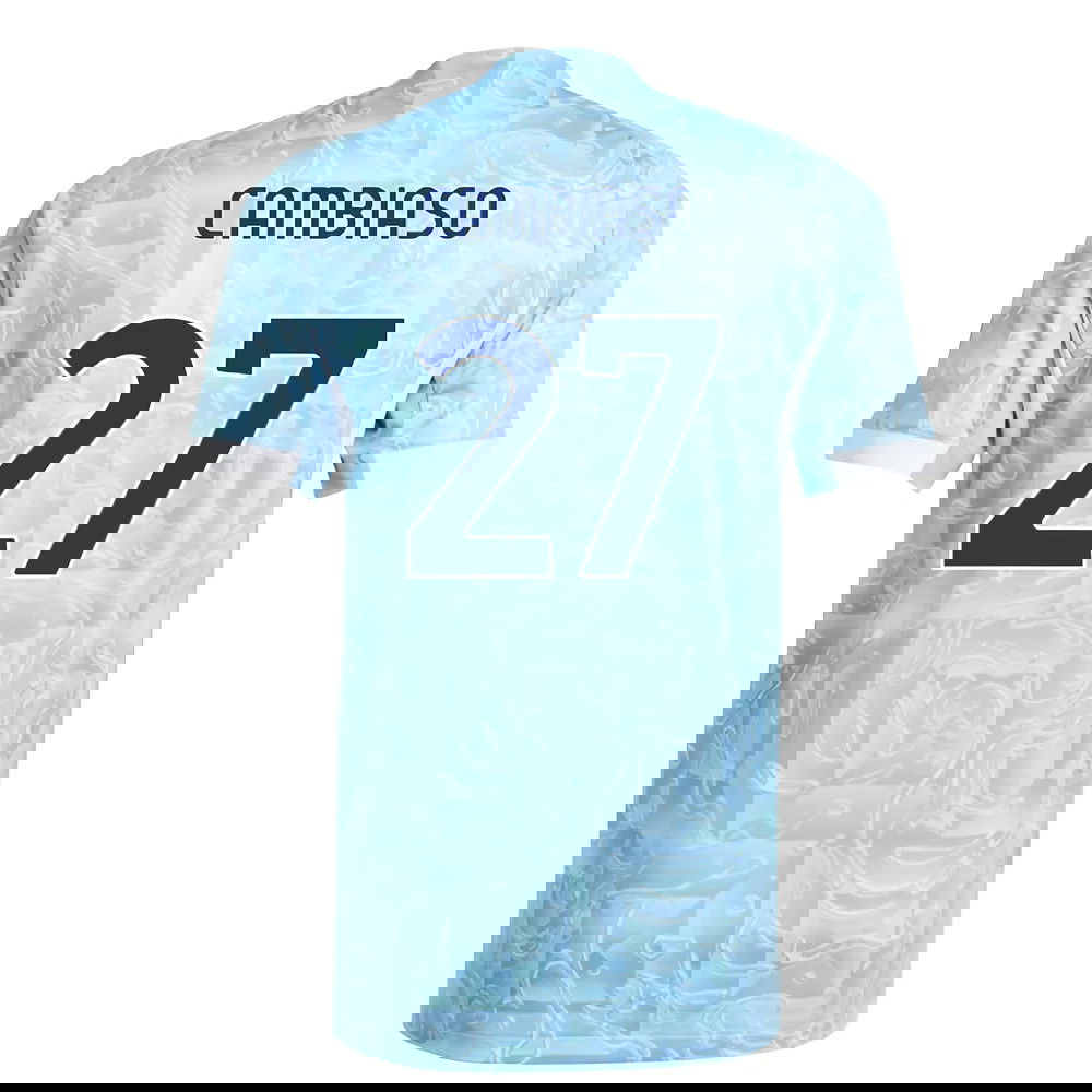 Tanie Koszulki Piłkarskie Juventus CAMBIASO #27 Precz 2025-2026 Stroje Piłkarskie