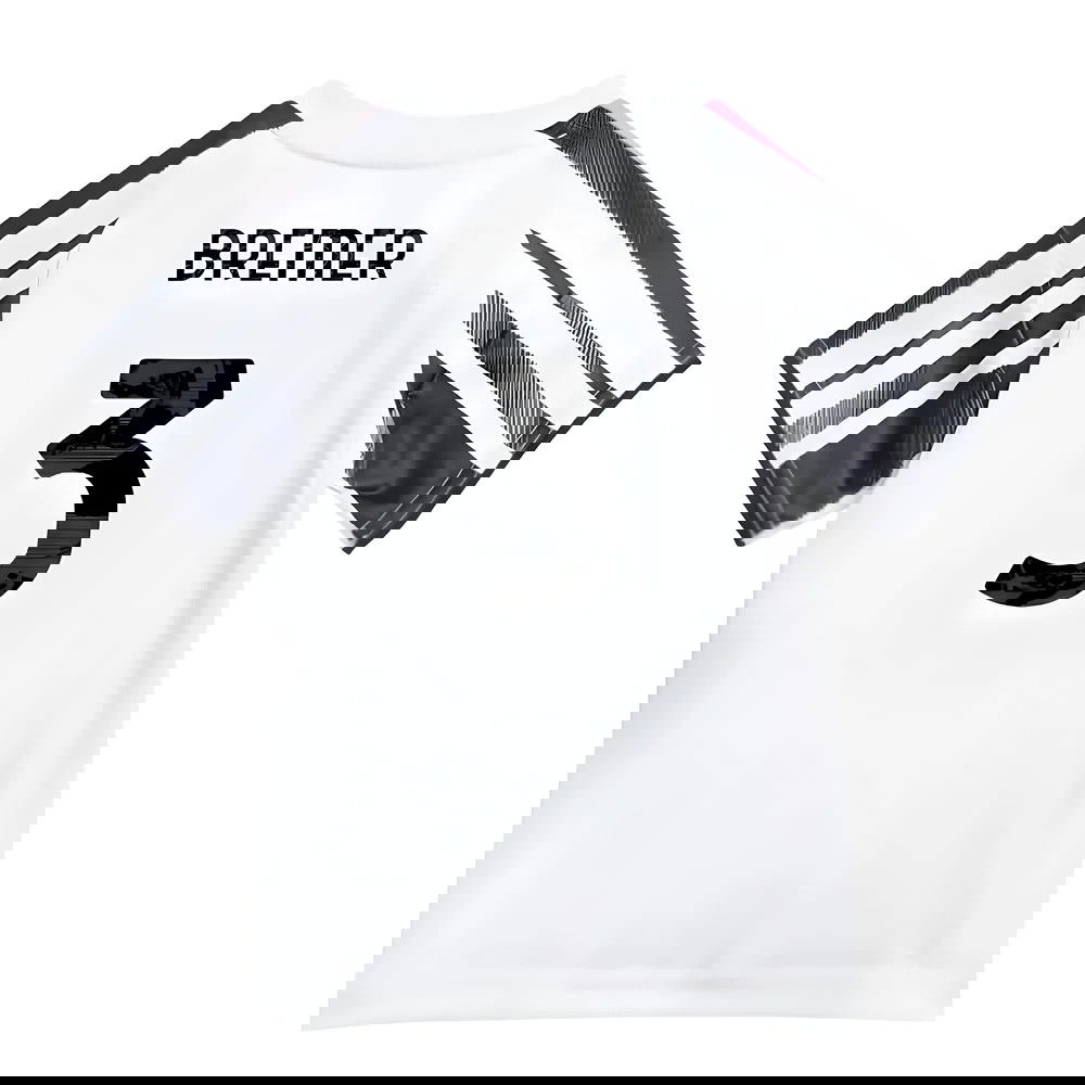 Tanie Koszulki Piłkarskie Juventus Dziecięca BREMER #3 Główna 2025-2026 Stroje Piłkarskie