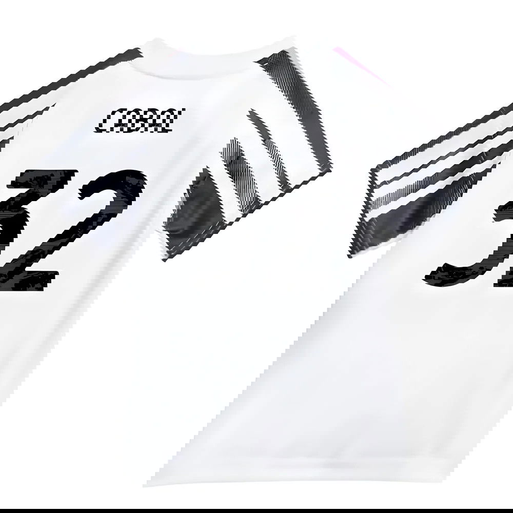 Tanie Koszulki Piłkarskie Juventus Dziecięca CABAL #32 Główna 2025-2026 Stroje Piłkarskie