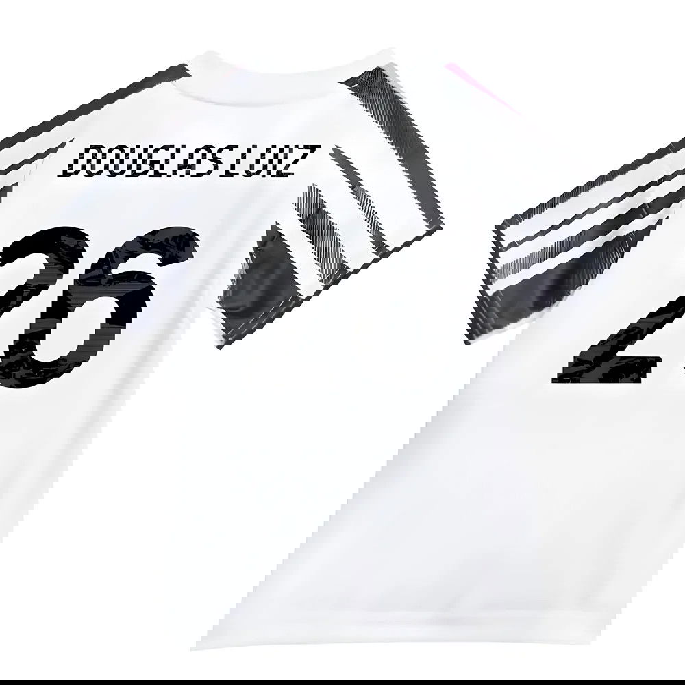 Tanie Koszulki Piłkarskie Juventus Dziecięca DOUGLAS LUIZ #26 Główna 2025-2026 Stroje Piłkarskie