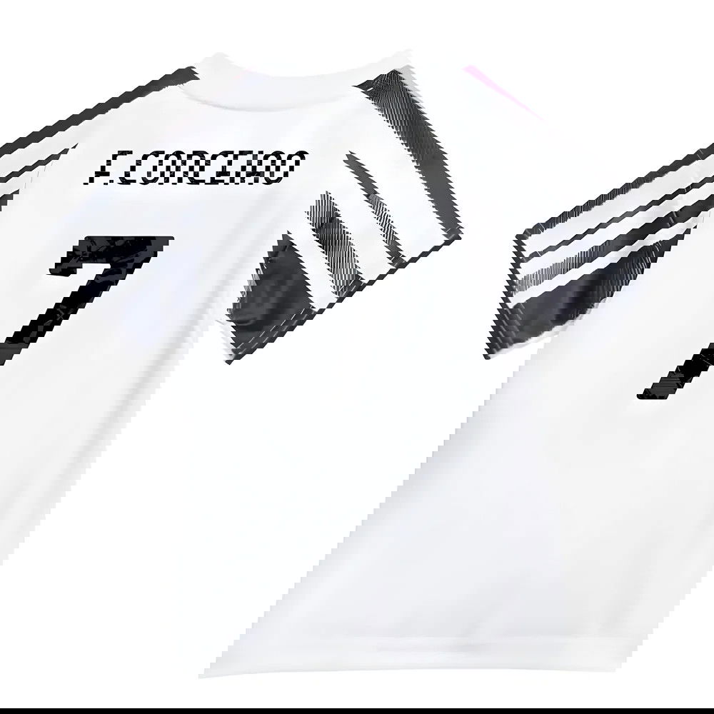 Tanie Koszulki Piłkarskie Juventus Dziecięca FCONCEIAO #7 Główna 2025-2026 Stroje Piłkarskie