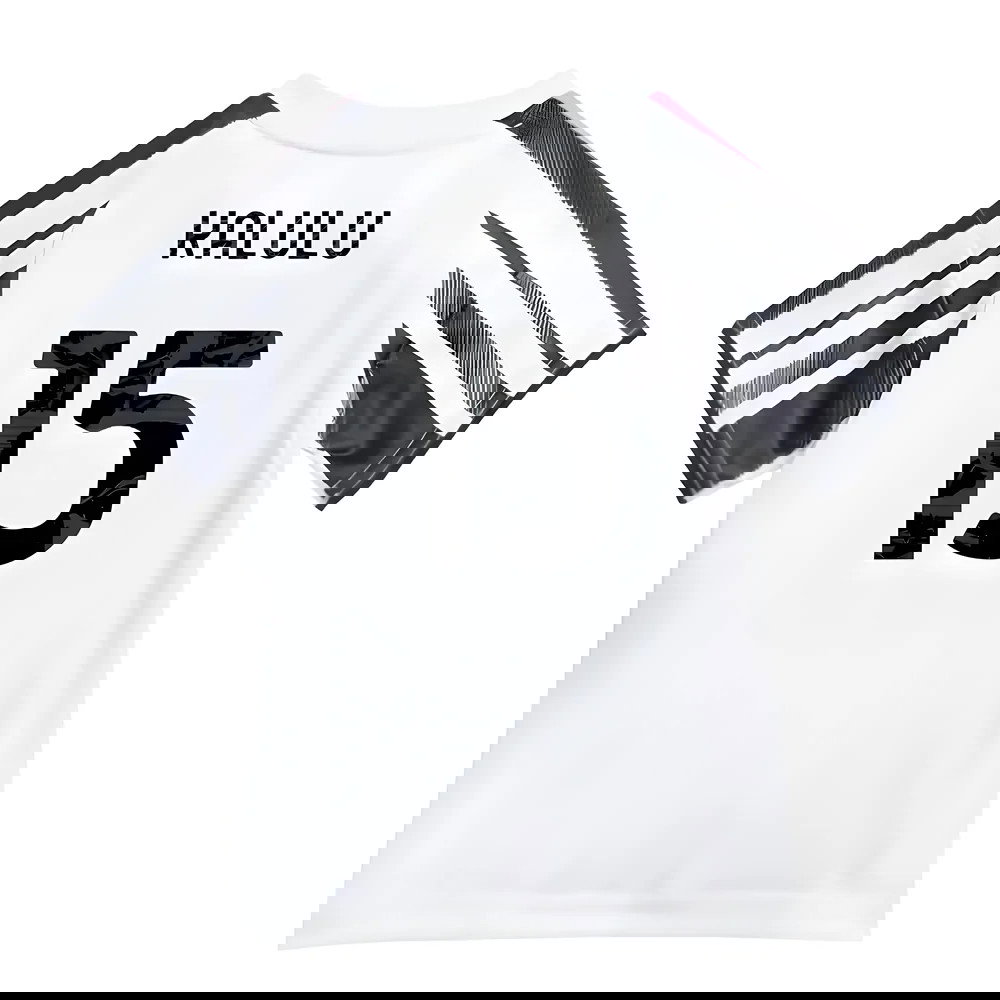 Tanie Koszulki Piłkarskie Juventus Dziecięca KALULU #15 Główna 2025-2026 Stroje Piłkarskie