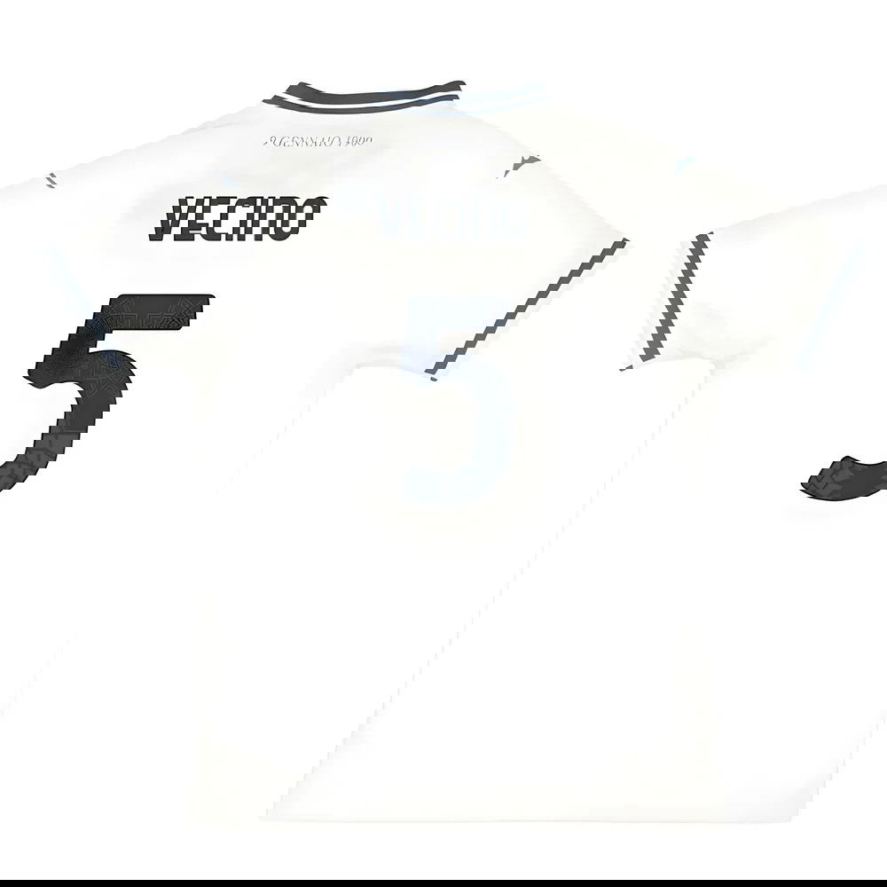 Tanie Koszulki Piłkarskie SS Lazio VECINO #5 Precz 2025-2026 Stroje Piłkarskie