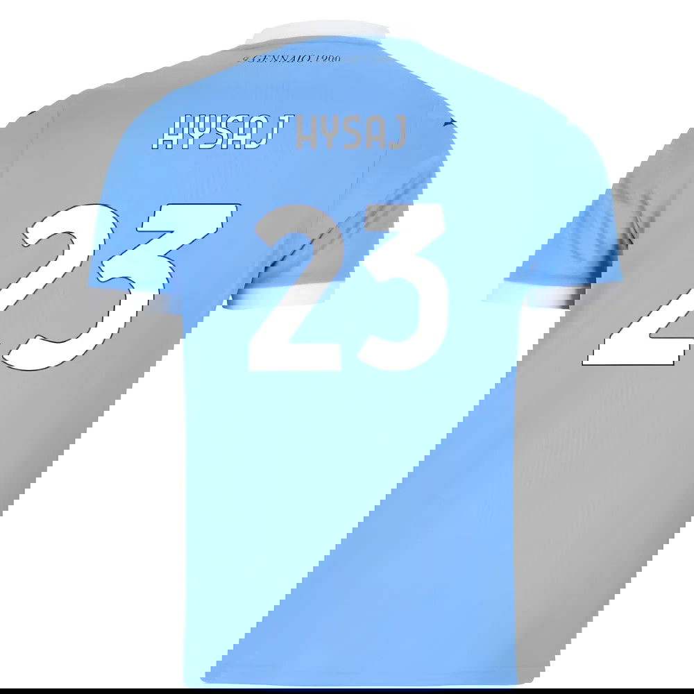 Tanie Koszulki Piłkarskie SS Lazio HYSAJ #23 Główna 2025-2026 Stroje Piłkarskie