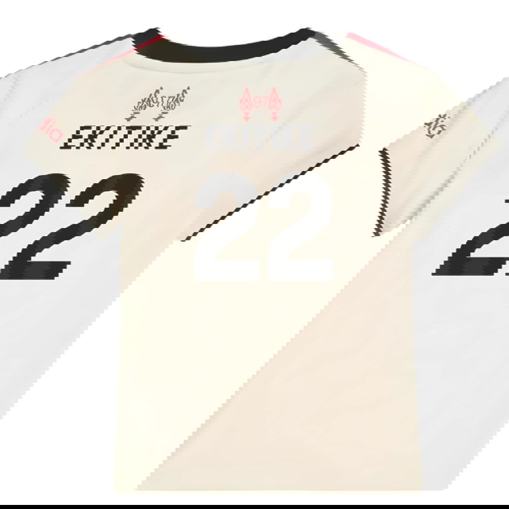 Tanie Koszulki Piłkarskie Liverpool Dziecięca EKITIKE #22 Precz 2025-2026 Stroje Piłkarskie