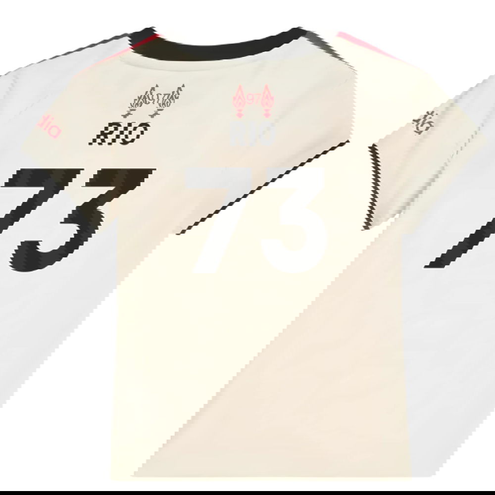 Tanie Koszulki Piłkarskie Liverpool Dziecięca RIO #73 Precz 2025-2026 Stroje Piłkarskie