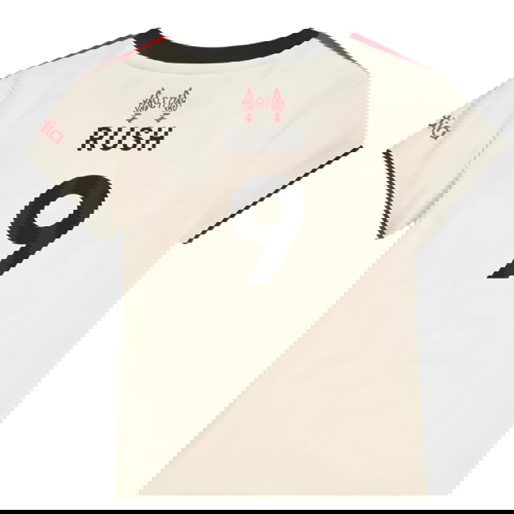 Tanie Koszulki Piłkarskie Liverpool Dziecięca RUSH #9 Precz 2025-2026 Stroje Piłkarskie