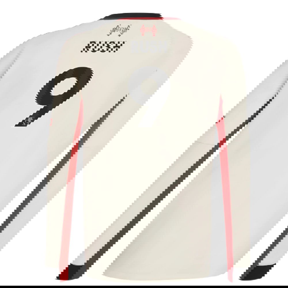 Tanie Koszulki Piłkarskie Liverpool Długi rękaw RUSH #9 Precz 2025-2026 Stroje Piłkarskie