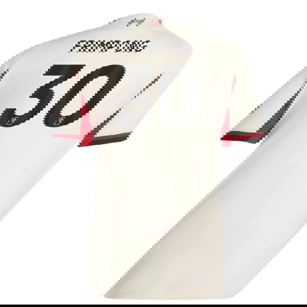 Tanie Koszulki Piłkarskie Liverpool Kobiety FRIMPONG #30 Precz 2025-2026 Stroje Piłkarskie