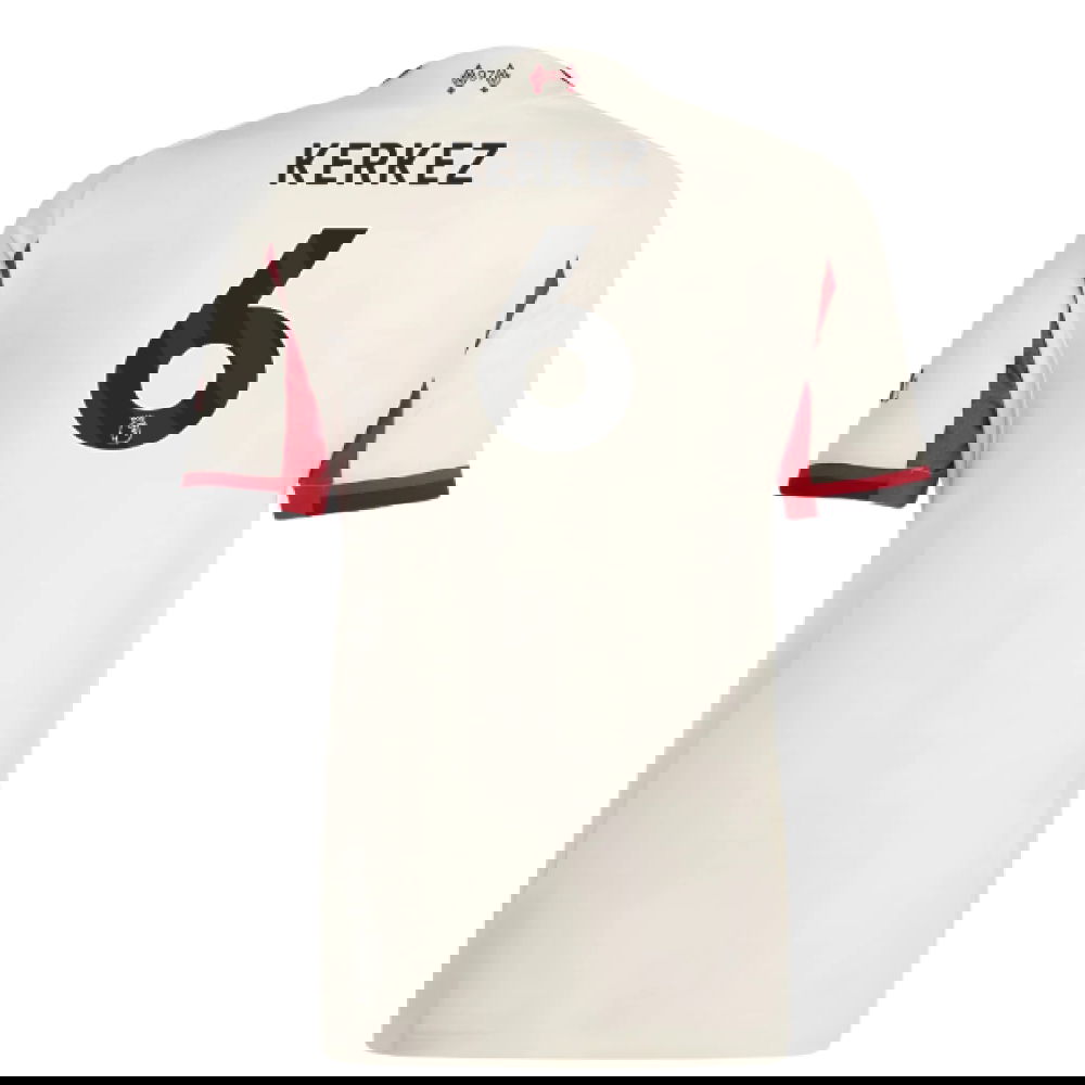 Tanie Koszulki Piłkarskie Liverpool Kobiety KERKEZ #6 Precz 2025-2026 Stroje Piłkarskie