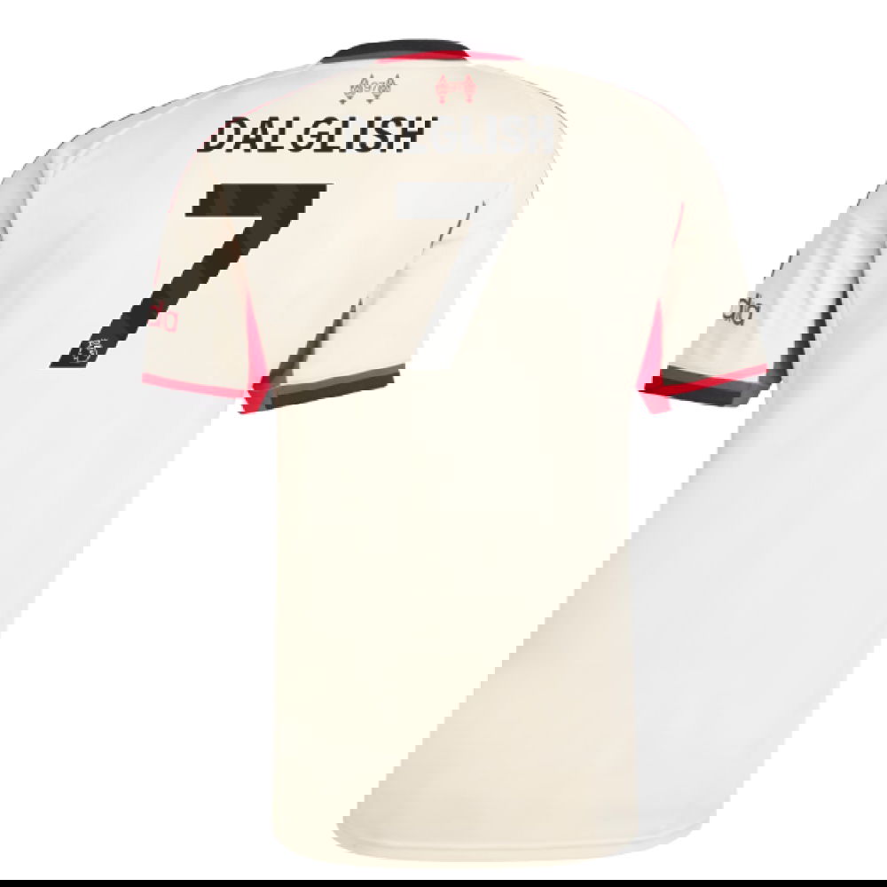 Tanie Koszulki Piłkarskie Liverpool DALGLISH #7 Precz 2025-2026 Stroje Piłkarskie