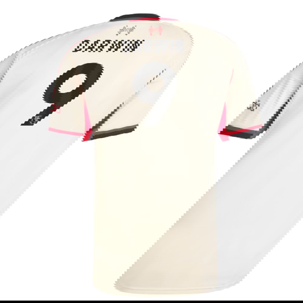 Tanie Koszulki Piłkarskie Liverpool DARWIN #9 Precz 2025-2026 Stroje Piłkarskie