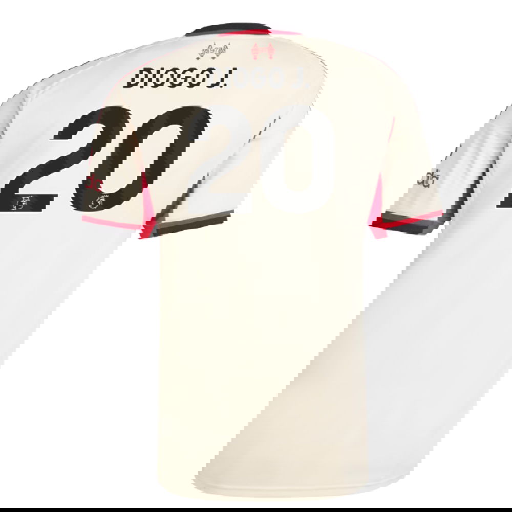 Tanie Koszulki Piłkarskie Liverpool DIOGO J #20 Precz 2025-2026 Stroje Piłkarskie