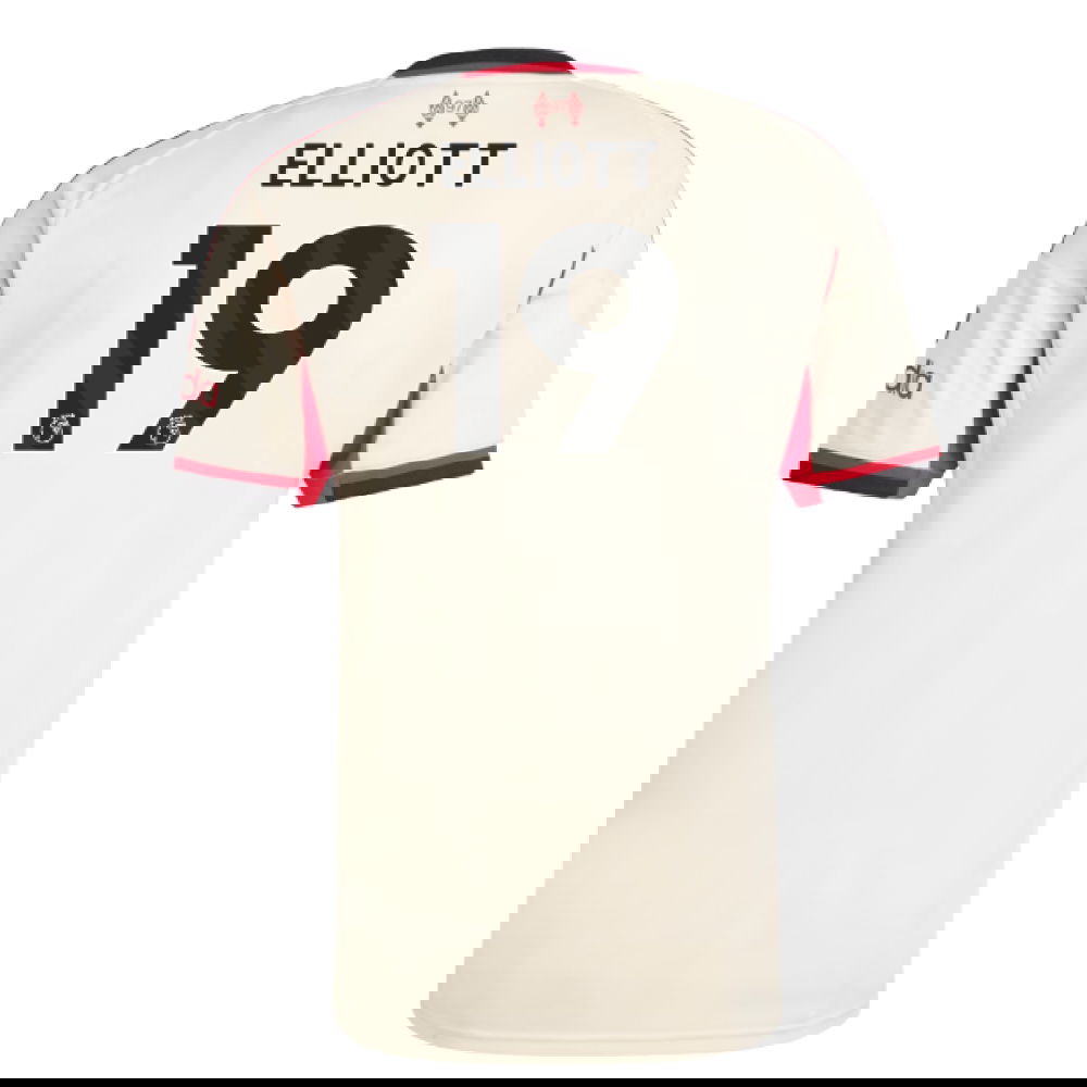 Tanie Koszulki Piłkarskie Liverpool ELLIOTT #19 Precz 2025-2026 Stroje Piłkarskie
