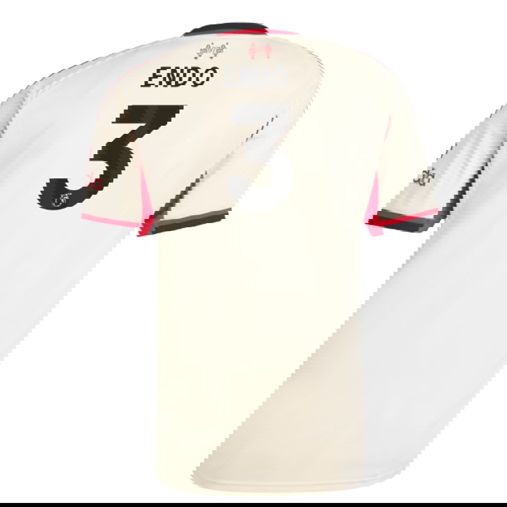 Tanie Koszulki Piłkarskie Liverpool ENDO #3 Precz 2025-2026 Stroje Piłkarskie