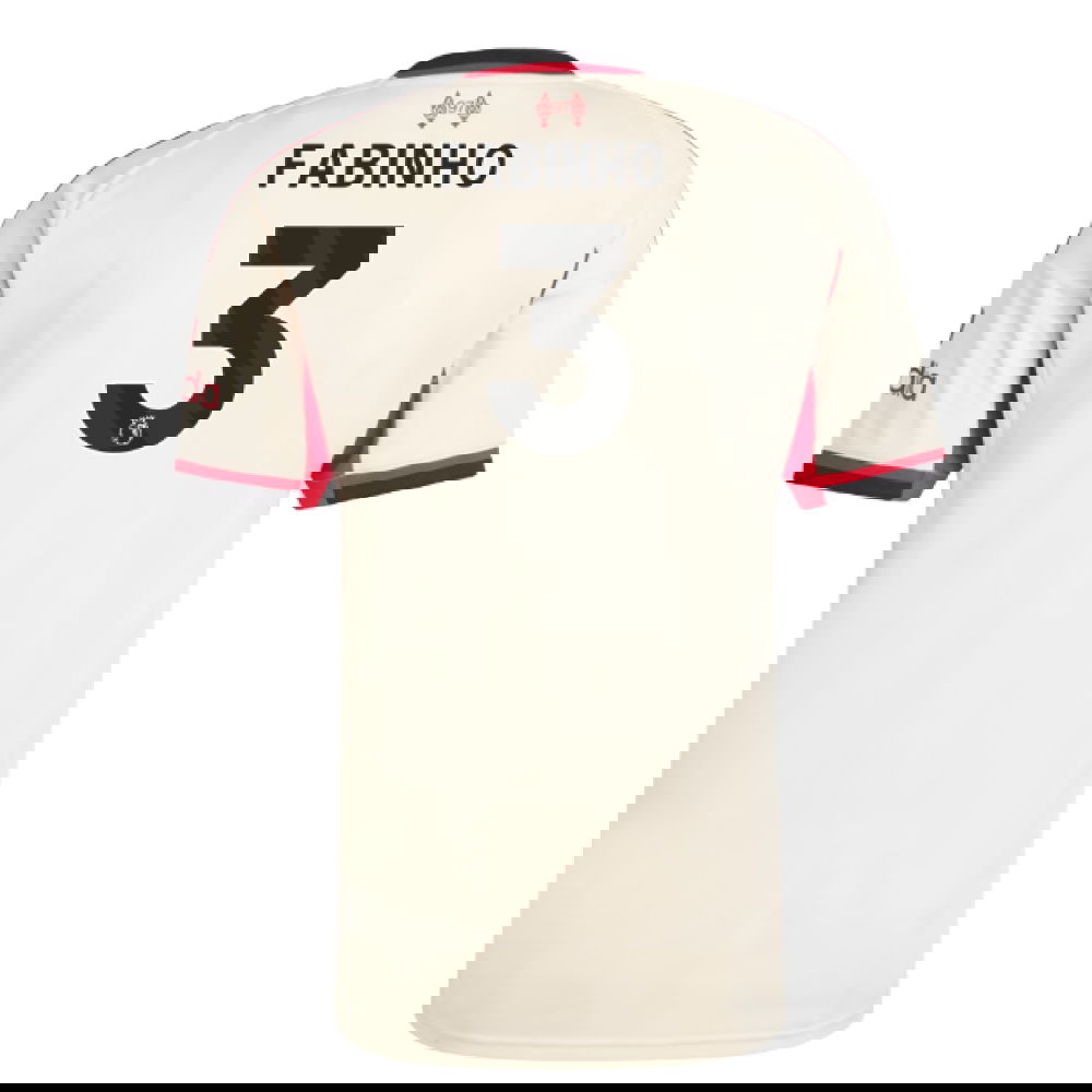 Tanie Koszulki Piłkarskie Liverpool FABINHO #3 Precz 2025-2026 Stroje Piłkarskie