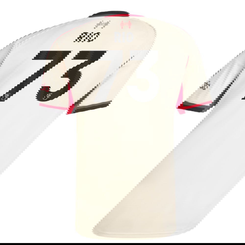 Tanie Koszulki Piłkarskie Liverpool RIO #73 Precz 2025-2026 Stroje Piłkarskie