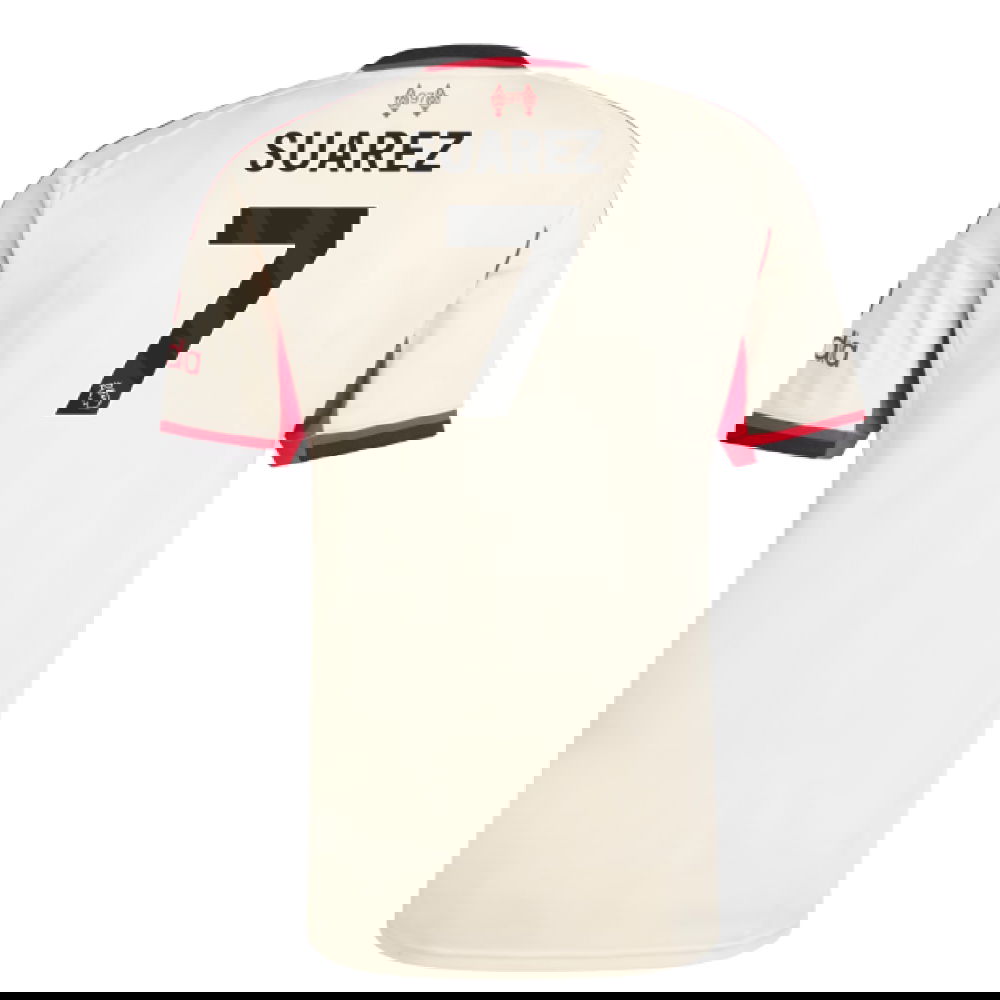 Tanie Koszulki Piłkarskie Liverpool SUAREZ #7 Precz 2025-2026 Stroje Piłkarskie