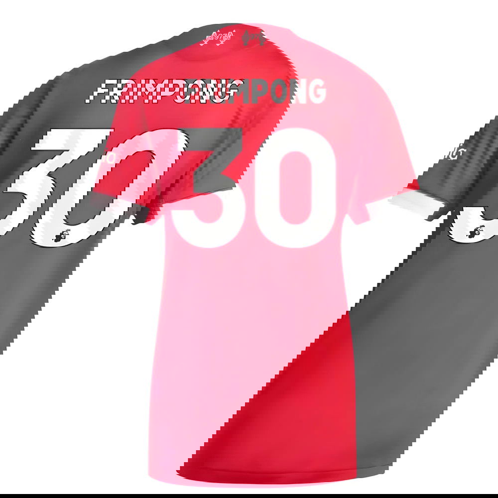 Tanie Koszulki Piłkarskie Liverpool Kobiety FRIMPONG #30 Główna 2025-2026 Stroje Piłkarskie