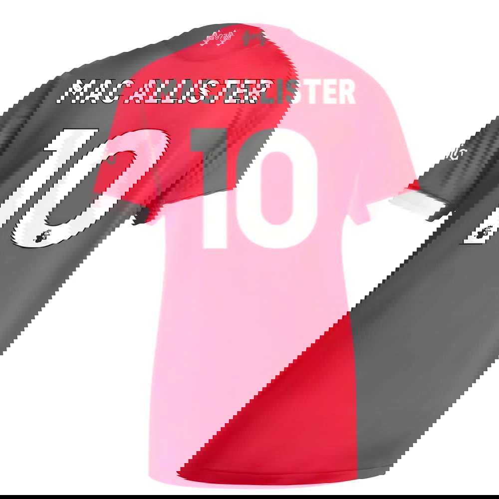 Tanie Koszulki Piłkarskie Liverpool Kobiety MAC ALLISTER #10 Główna 2025-2026 Stroje Piłkarskie