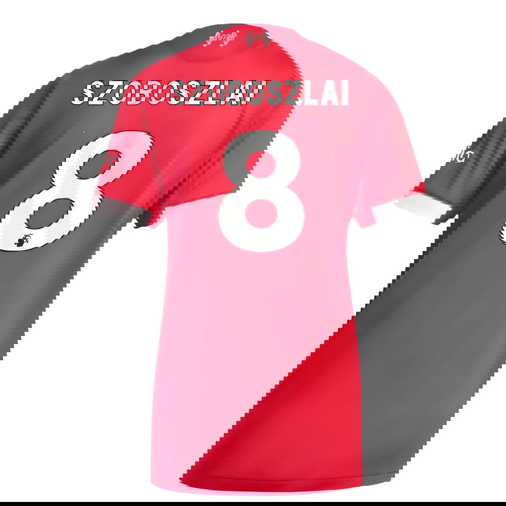 Tanie Koszulki Piłkarskie Liverpool Kobiety SZOBOSZLAI #8 Główna 2025-2026 Stroje Piłkarskie