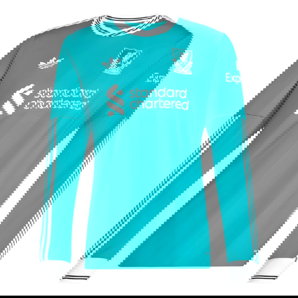 Tanie Koszulki Piłkarskie Liverpool Długi rękaw Trzeci 2025-2026 Stroje Piłkarskie