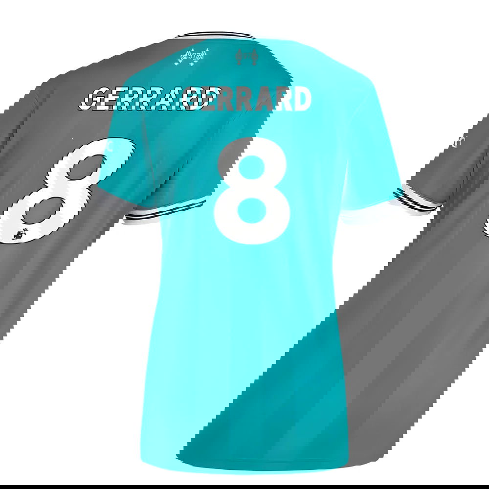 Tanie Koszulki Piłkarskie Liverpool Kobiety GERRARD #8 Trzeci 2025-2026 Stroje Piłkarskie