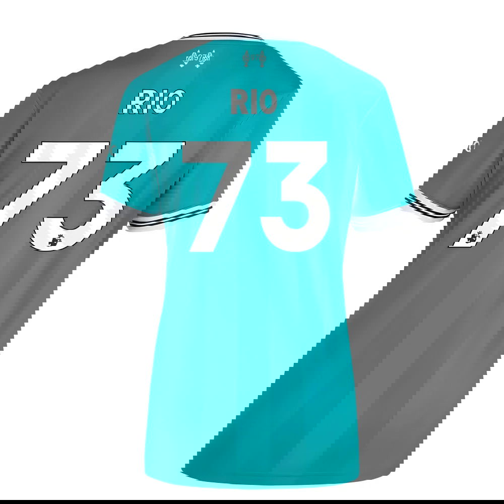 Tanie Koszulki Piłkarskie Liverpool Kobiety RIO #73 Trzeci 2025-2026 Stroje Piłkarskie