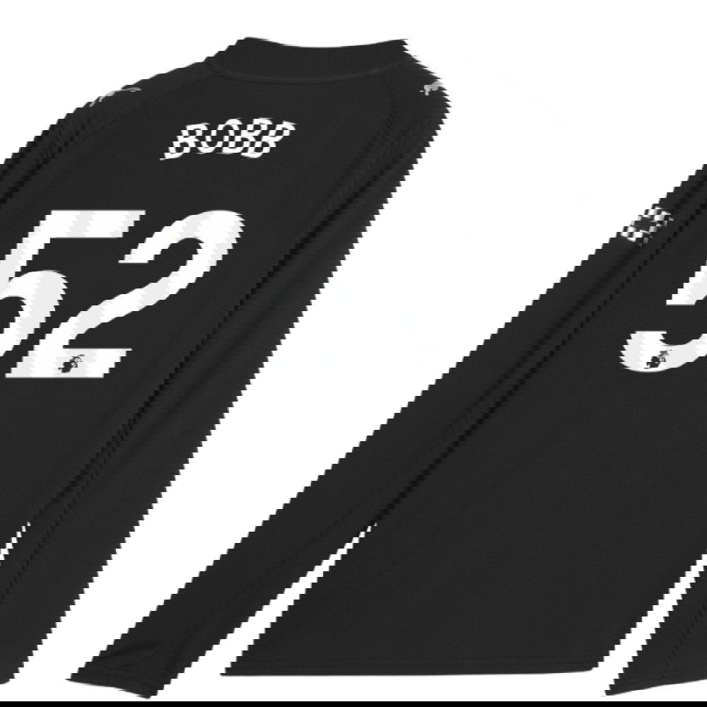 Tanie Koszulki Piłkarskie Manchester City Długi rękaw BOBB #52 Precz 2025-2026 Stroje Piłkarskie