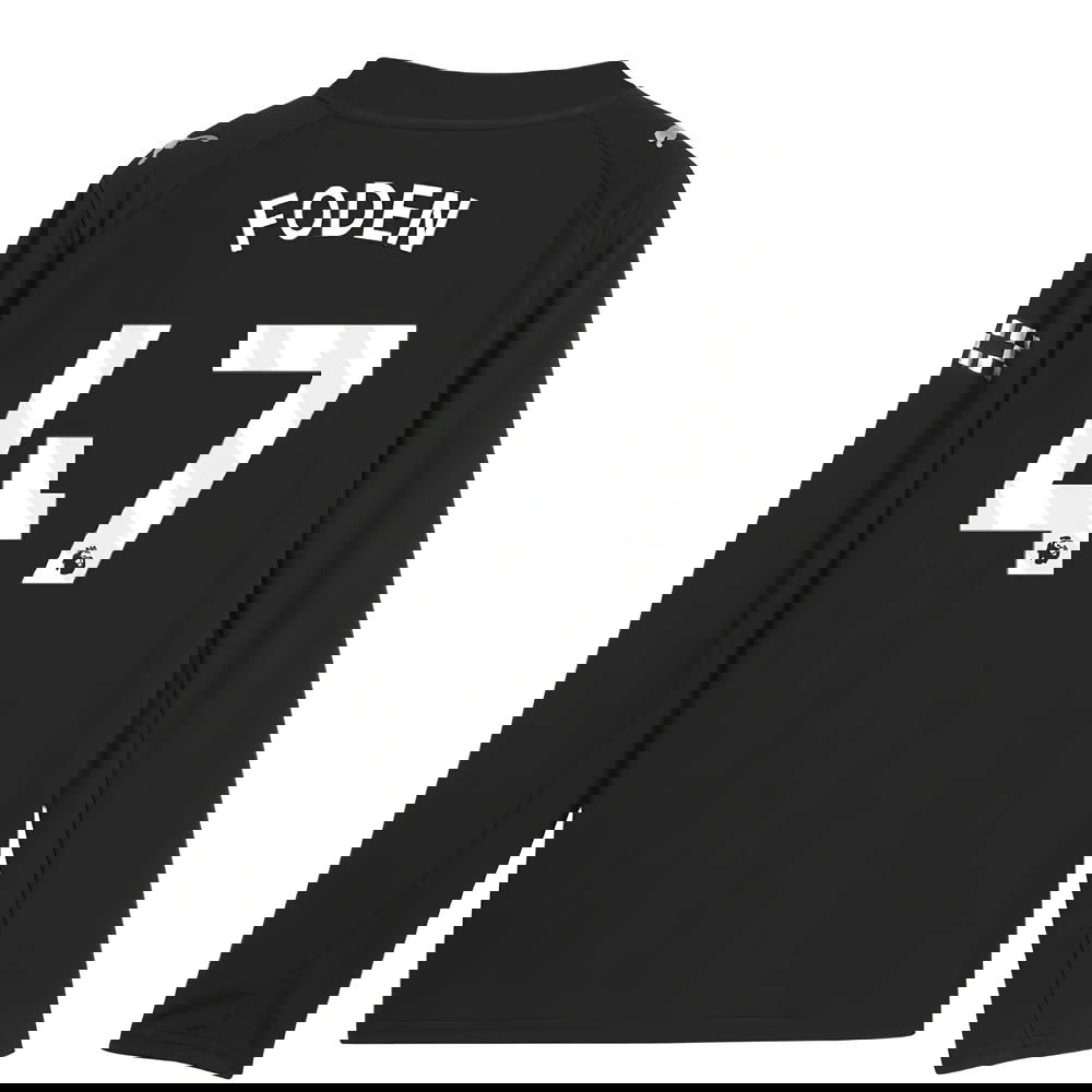 Tanie Koszulki Piłkarskie Manchester City Długi rękaw FODEN #47 Precz 2025-2026 Stroje Piłkarskie