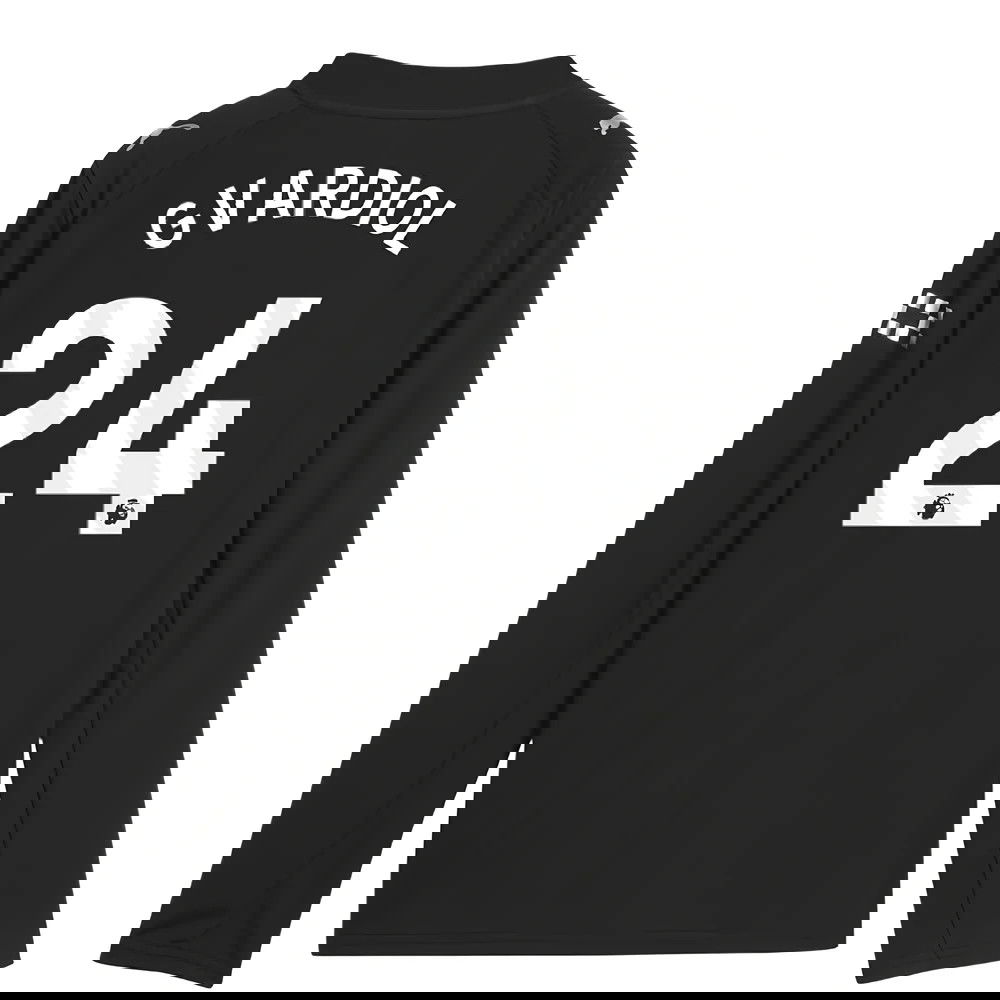 Tanie Koszulki Piłkarskie Manchester City Długi rękaw GVARDIOL #24 Precz 2025-2026 Stroje Piłkarskie