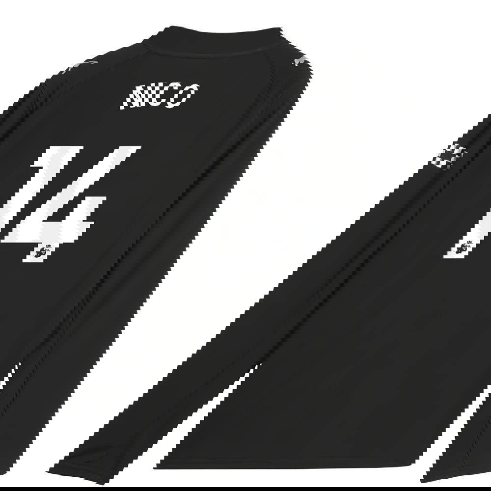 Tanie Koszulki Piłkarskie Manchester City Długi rękaw NICO #14 Precz 2025-2026 Stroje Piłkarskie