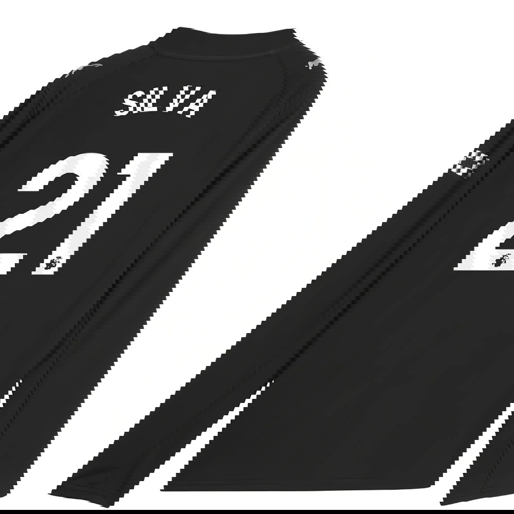 Tanie Koszulki Piłkarskie Manchester City Długi rękaw SILVA #21 Precz 2025-2026 Stroje Piłkarskie